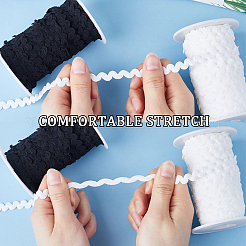 25M Nylon S Shaped Lace Ribbon&nbsp;OCOR-GF0003-60B