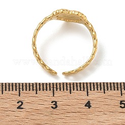 304 Stainless Steel Cuff Open Rings for Women&nbsp;RJEW-L341-05A-G