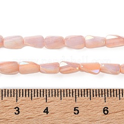 Ombre Effect Dyed Glass Beads Strands&nbsp;GLAA-I059-01F