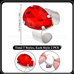 304 Stainless Steel Cuff Rings&nbsp;RJEW-PH01324