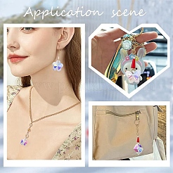 100Pcs 10 Styles Glass Charms&nbsp;GLAA-YW0004-66