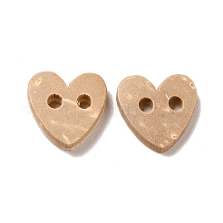 Carved 2-hole Basic Sewing Button Shaped in Heart&nbsp;NNA0YZA