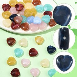50Pcs Opaque Acrylic Beads&nbsp;MACR-FS0002-49