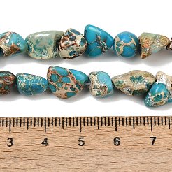 Dyed Natural Imperial Jasper Beads Strands&nbsp;G-A283-A01-01