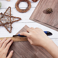 8 Sheets Walnut Wood Sheet&nbsp;DIY-BC0005-38