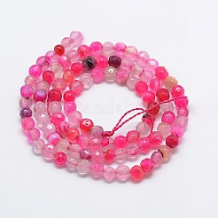 Natural Agate Round Beads Strand&nbsp;G-L084-4mm-10