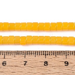 Imitation Jade Glass Beads Strands&nbsp;GLAA-N026-2x4mm-J06