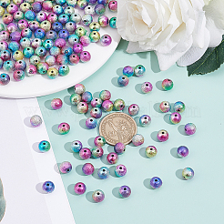 Spray Painted Acrylic Beads&nbsp;ACRP-AR0001-03