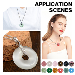 12Pcs 12 Styles Natural & Synthetic Mixed Gemstone Pendants&nbsp;G-HY0001-97