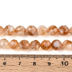 Natural Citrine(Heated) Beads Strands&nbsp;G-S345-8mm-18-01