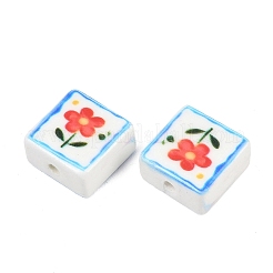 Printed Handmade Porcelain Beads&nbsp;PORC-G016-04B