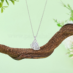 1Pc 925 Sterling Silver Micro Pave Clear Cubic Zirconia Bead Cage Pendants&nbsp;STER-PH0004-85P