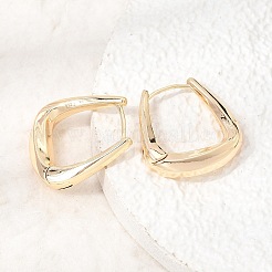 Brass Hoop Earrings for Women&nbsp;KK-CBAD29A-01G