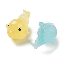 Transparent Resin Sea Animal 3D Dolphin Ornament&nbsp;RESI-B027-07