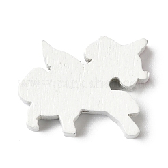 Spray Painted Natural Wood Beads&nbsp;WOOD-M008-01