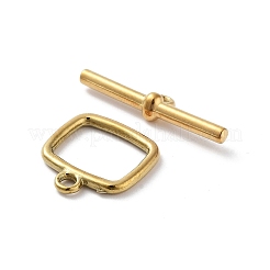 Ion Plating(IP) 304 Stainless Steel Toggle Clasps&nbsp;STAS-A092-07G