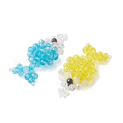 AB Color Plated Glass Pendants&nbsp;PALLOY-MZ01330
