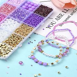 DIY Bohemian Stacked Beads Bracelet Making Findings Kits&nbsp;DIY-YW0011-39