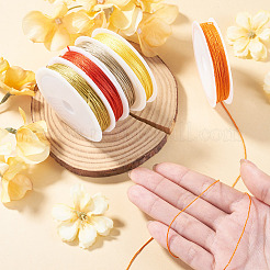50M 5 Colors 12-Ply Polyester Threads&nbsp;NWIR-TA0001-40D