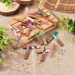 DIY Trapezoid Dangle Earrings Making Kit&nbsp;DIY-TA0009-05