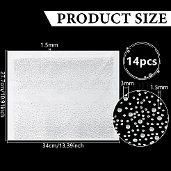14Pcs Glass Rhinestone HTV Transfer Vinyl Sheets&nbsp;DIY-FG0010-29E