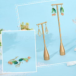 2 Sets 2 Styles Alloy T Bar Single Dangle Earring Display Stands&nbsp;EDIS-DR0001-14