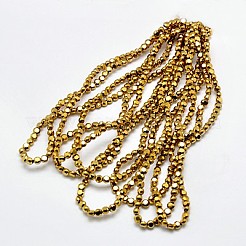 Electroplate Glass Beads Strands&nbsp;EGLA-A002-4mm-F25