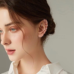 10Pcs 316L Stainless Steel Sleeper Earrings&nbsp;EJEW-BBC0001-56C