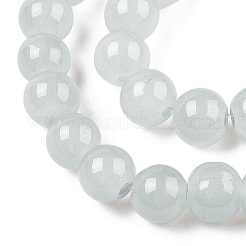 Baking Paint Imitation Jade Glass Round Bead Strands&nbsp;X-DGLA-Q021-6mm-43