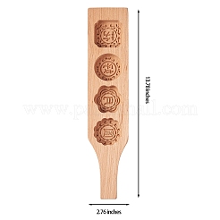 Flower & Flat Round & Square Wooden Press Mooncake Molds&nbsp;BAKE-SZ0001-04