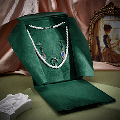 Velvet Packing Boxes for Pearl Jewelry Set&nbsp;CON-WH0816-032A