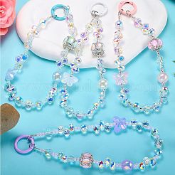 1Pc Glass Beaded Mobile Straps&nbsp;AJEW-SZ0002-83C