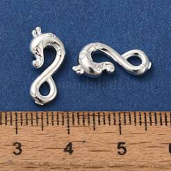 Brass S-Hook Clasps&nbsp;KK-H502-06S