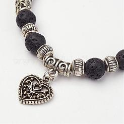 Gemstone Beaded Stretch Bracelets&nbsp;BJEW-P065-04