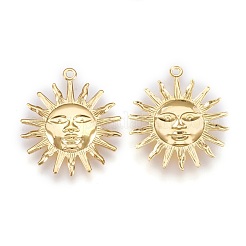 Rack Plating Brass Pendants&nbsp;KK-F752-10G