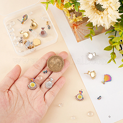 DIY Blank Dome Earring Making Kits&nbsp;DIY-UN0004-43