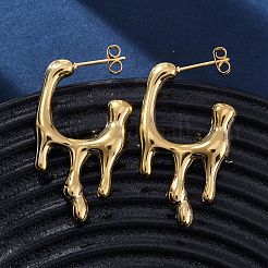304 Stainless Steel Stud Earrings&nbsp;EJEW-B108-16G