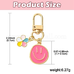 Alloy Enamel Pendant Decorations&nbsp;HJEW-YW00008-01