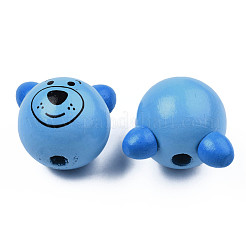 Natural Wooden Beads&nbsp;WOOD-S040-31-03