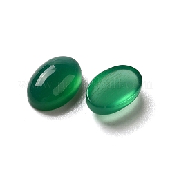 Natural Dyed & Heated Green Onyx Agate Cabochons&nbsp;G-F605E-23A