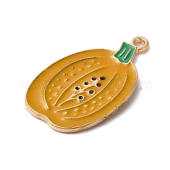 Thanksgiving Day Golden Tone Alloy Enamel Pendants&nbsp;X-ENAM-M002-02N-G