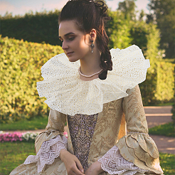 Polyester Lace Collar&nbsp;AJEW-WH0556-96