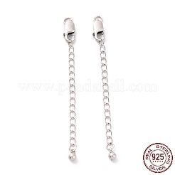925 Sterling Silver Chain Extenders&nbsp;STER-D036-44AS