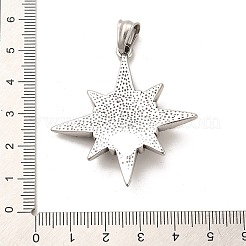 304 Stainless Steel Pendants&nbsp;STAS-M334-08AS