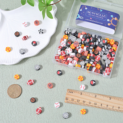 160Pcs 8 Style Handmade Polymer Clay Beads&nbsp;CLAY-SC0001-59