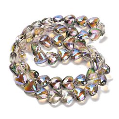 Electroplate Glass Beads Strands&nbsp;EGLA-B008-01A-HR02