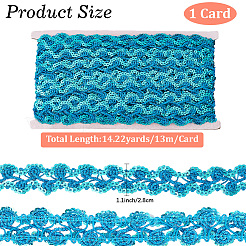 Metallic Braided Lace Trim&nbsp;OCOR-WH20020-23C