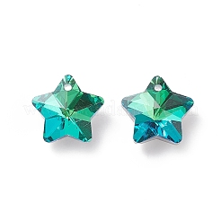Electroplate Glass Charms&nbsp;GLAA-H104-A05