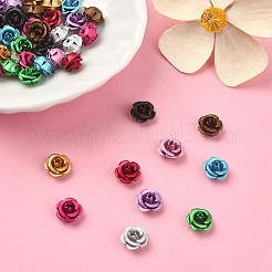 50Pcs 10 Colors Aluminum Beads&nbsp;ALUM-YW0001-06A