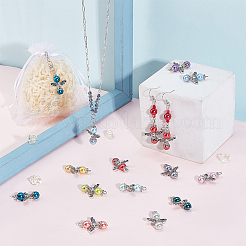 Baking Paint Pearlized Glass Pearl Pendants&nbsp;FIND-PH0008-14